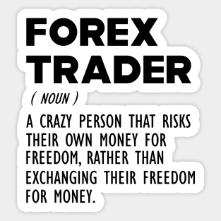 Forex Trader  Definition Sticker